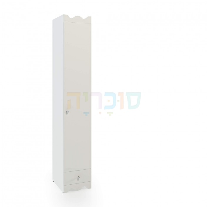 ארון לחדר ילדים דגם רקפת ברוחב 40-50-60 ס"מ מגירה 1