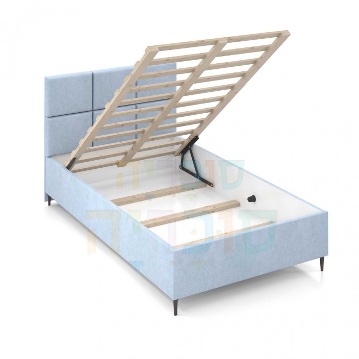 מיטה וחצי דגם קרוליינה כולל ארגז מצעים מיטה וחצי דגם קרוליינה כולל ארגז מצעים