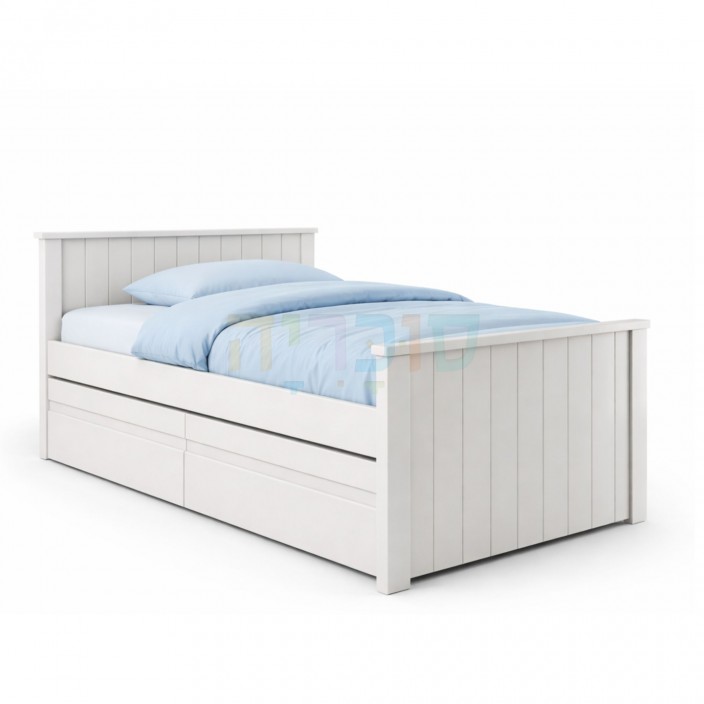 מיטת ילדים דגם אורי 90 ס"מ - מבצע מזרנים משודרגים לזמן מוגבל