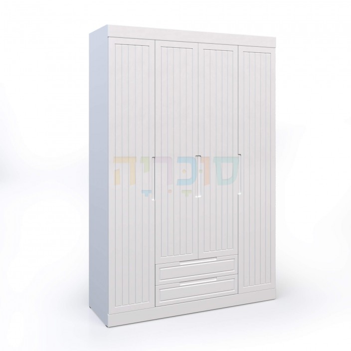 ארון ילדים ונוער דגם פסים רוחב 160 ס"מ 2 מגירות ארון ילדים ונוער דגם פסים רוחב 160 ס"מ 2 מגירות