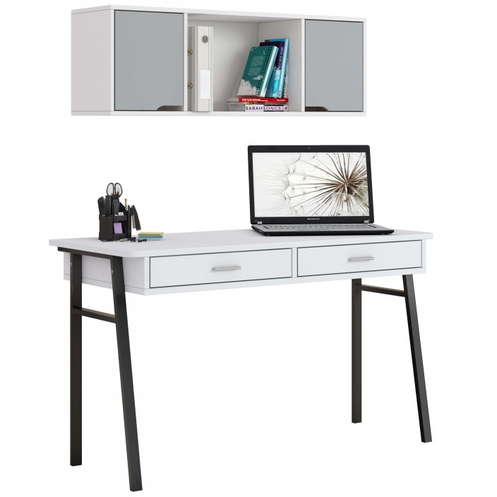 שולחן דגם טוקיו בצבע לבן וכוורת דגם ברלין