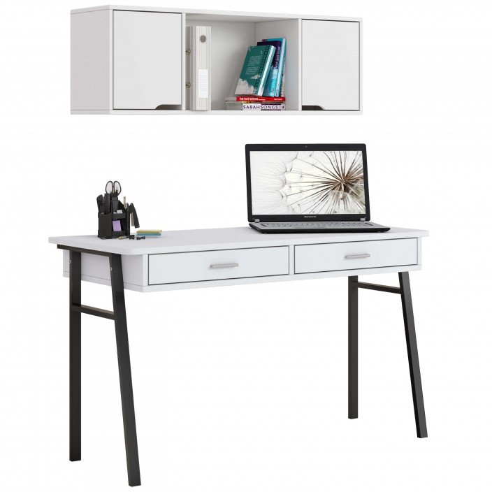 שולחן דגם טוקיו בצבע לבן וכוורת דגם ברלין