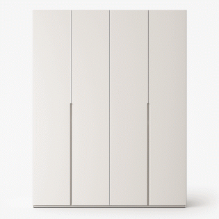 ארון צבע לבן דגם גפן – 4 דלתות