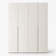 ארון צבע לבן דגם גפן – 4 דלתות