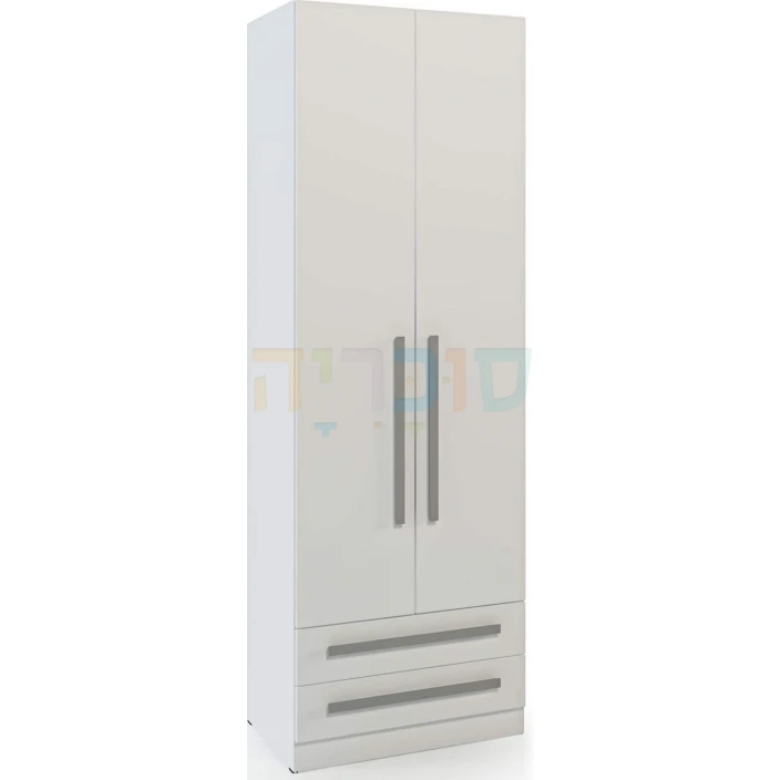 ארון לחדר ילדים ונוער דגם גילי ברוחב 80-100 ס"מ 2 מגירות בגוף סנדוויץ' 