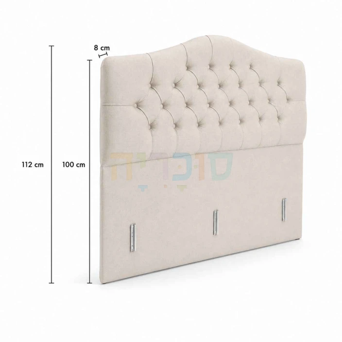 ראש מיטה מרופד דגם אוקלהומה
