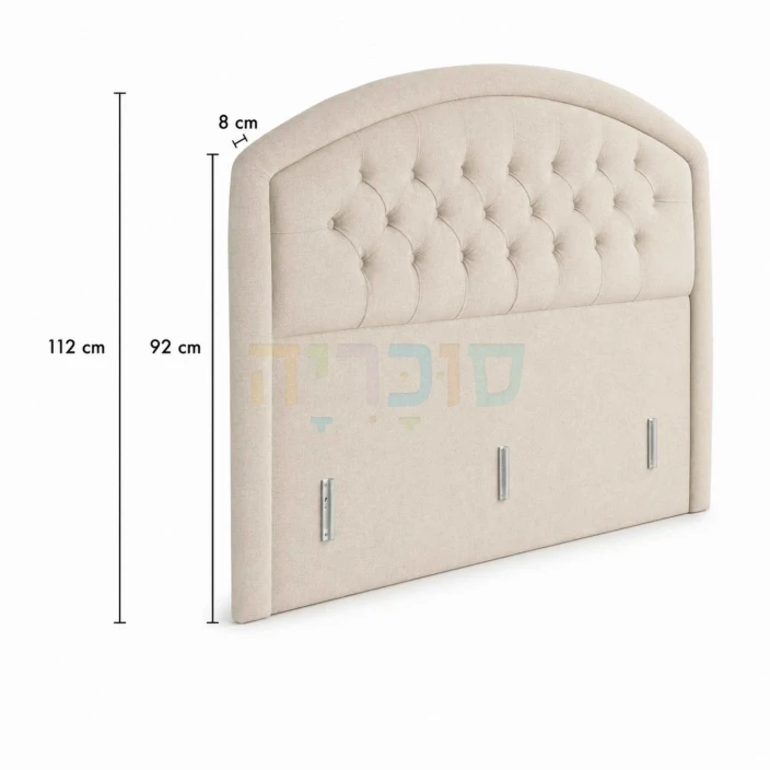 ראש מיטה מרופד דגם איידהו