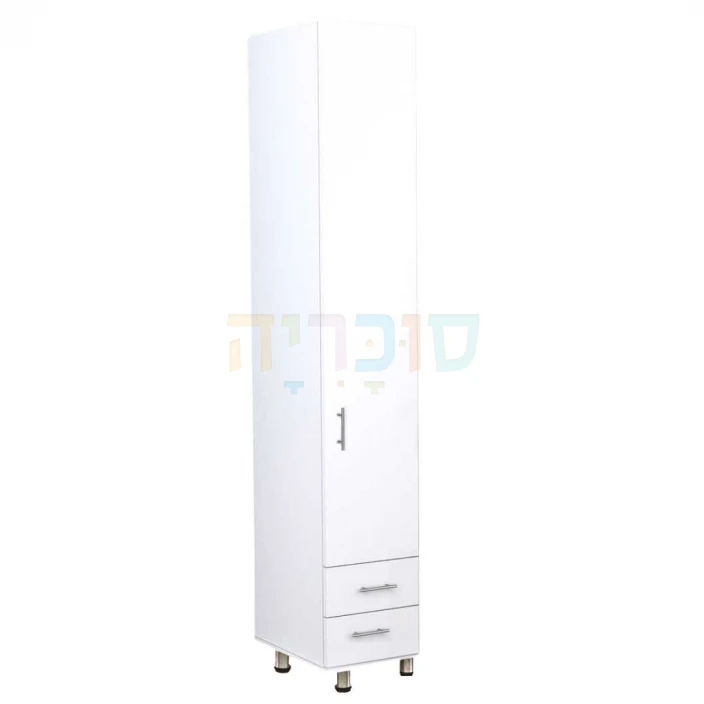ארון במה דגם איתן רוחב 40 ס"מ: איכות כחול לבן בעיצוב מודרני ונקי