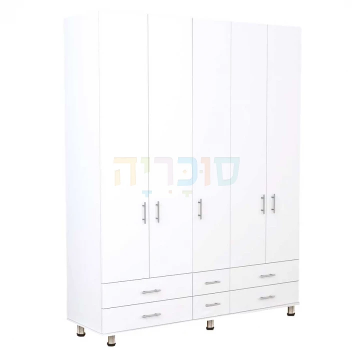 ארון במה דגם איתן 200 ס"מ כולל 6 מגירות