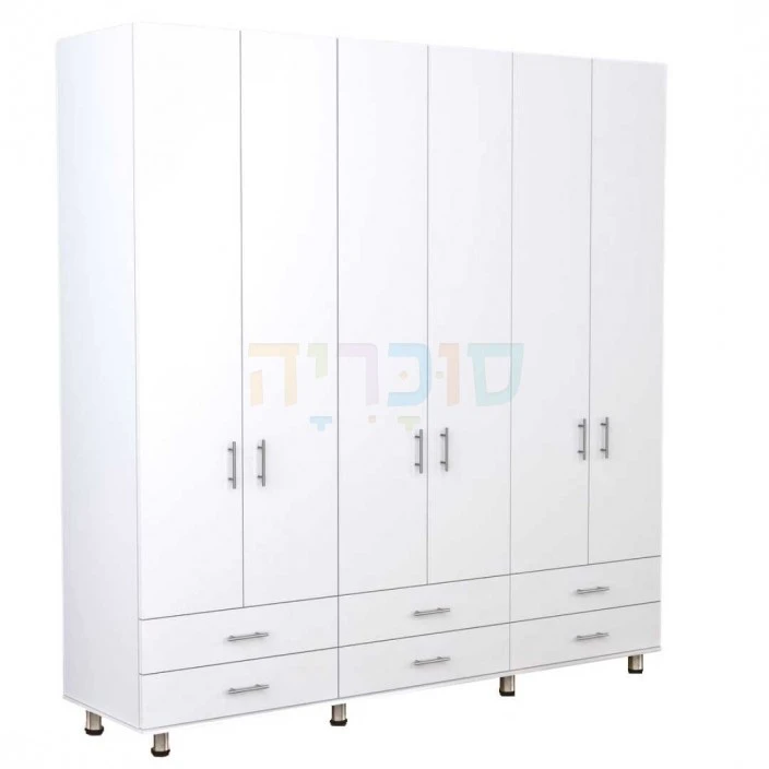 ארון במה דגם איתן רוחב 240 ס"מ - 6 מגירות  