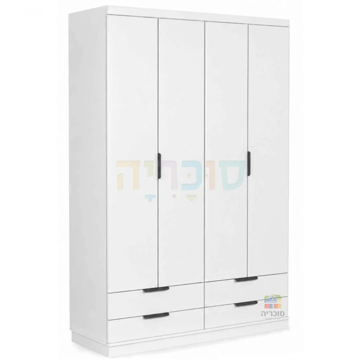 ארון במה דגם סוכריה רוחב 160 ס"מ, 4 דלתות 4 מגירות ומבחר גוונים