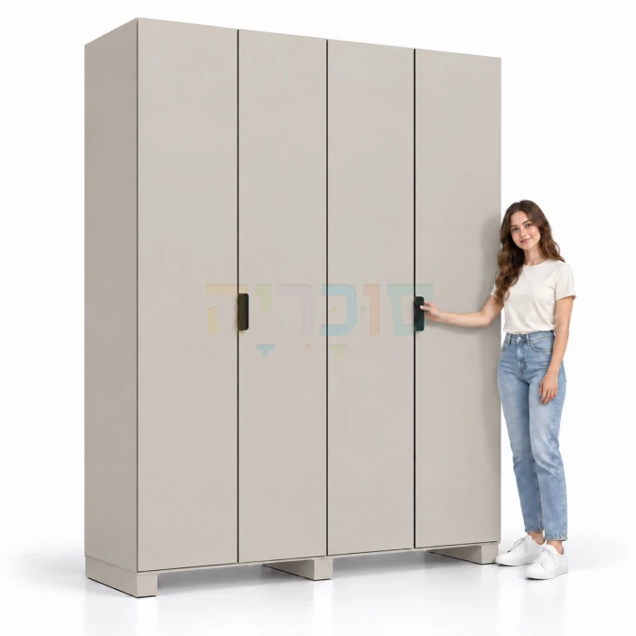ארון 4 דלתות דגם עדי ברוחב 160 ס"מ