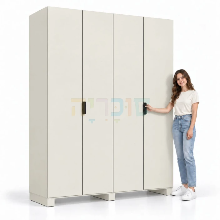 ארון 4 דלתות דגם עדי ברוחב 160 ס"מ