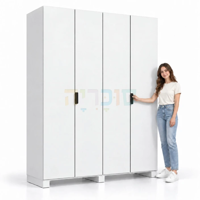 ארון 4 דלתות דגם עדי ברוחב 160 ס"מ