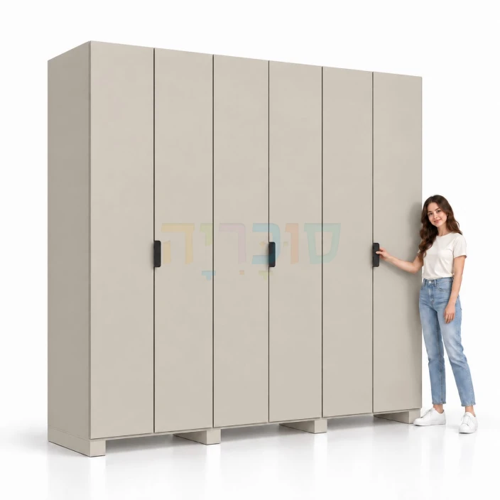 ארון 6 דלתות דגם עדי ברוחב 240 ס"מ