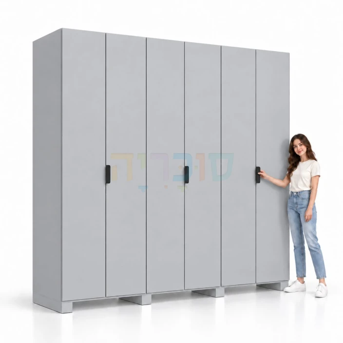 ארון 6 דלתות דגם עדי ברוחב 240 ס"מ