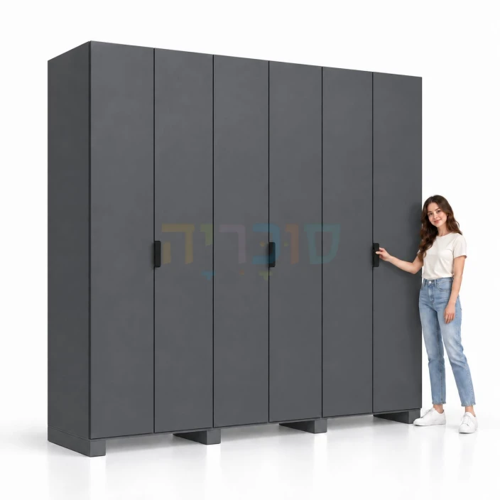 ארון 6 דלתות דגם עדי ברוחב 240 ס"מ
