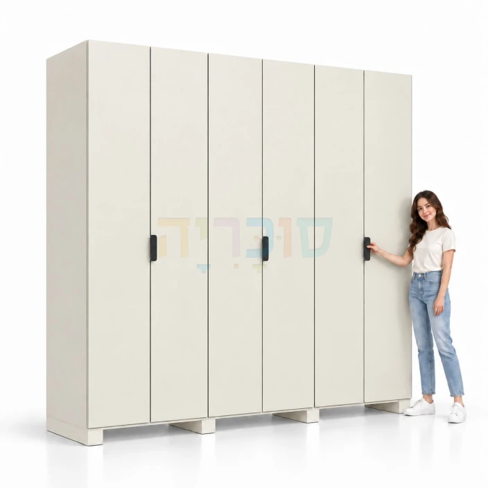 ארון 6 דלתות דגם עדי ברוחב 240 ס"מ