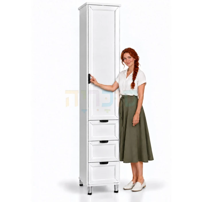 ארון דלת אחת דגם דפנה ברוחב 40 ס"מ