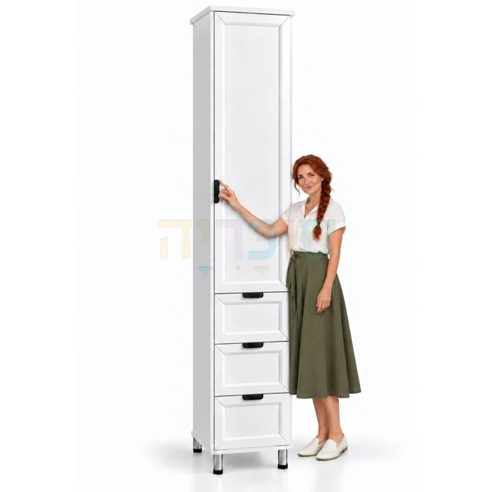 ארון דלת אחת דגם דפנה ברוחב 40 ס"מ