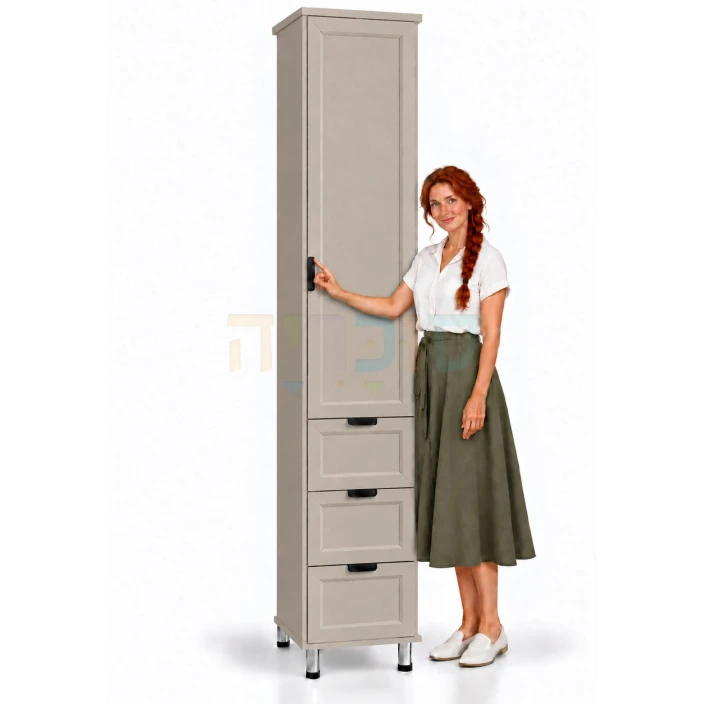 ארון דלת אחת דגם דפנה ברוחב 40 ס"מ