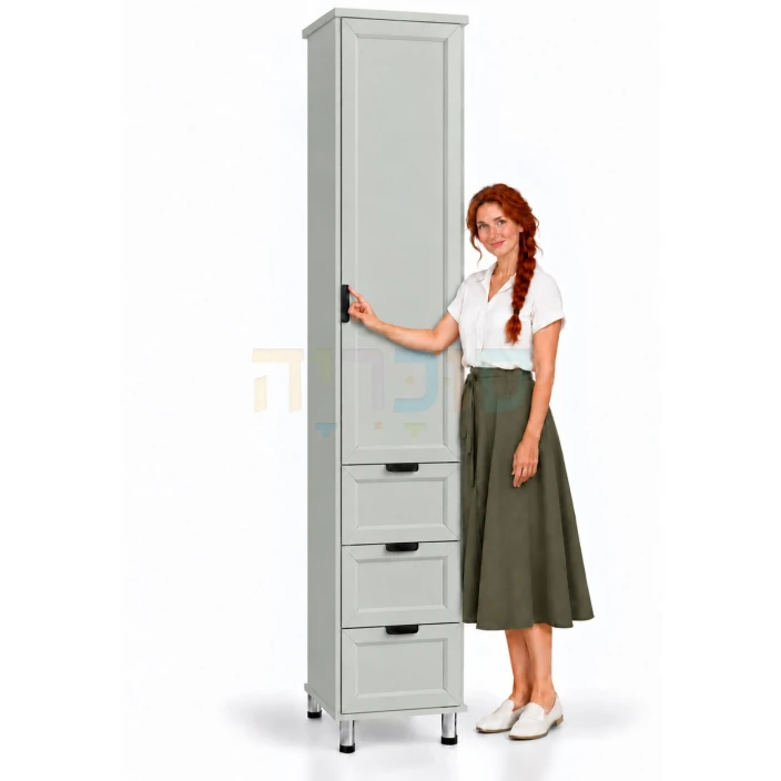ארון דלת אחת דגם דפנה ברוחב 40 ס"מ