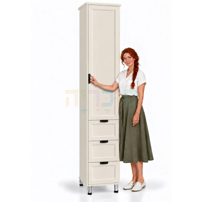 ארון דלת אחת דגם דפנה ברוחב 40 ס"מ
