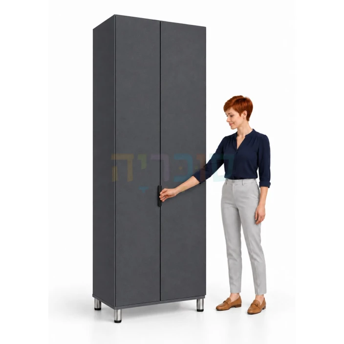 ארון 2 דלתות דגם אביב ברוחב 80 ס"מ