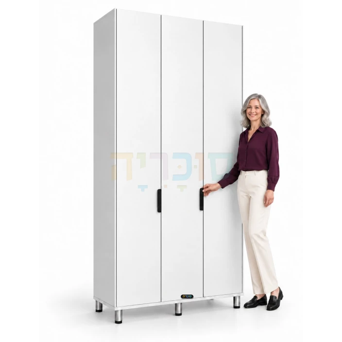 ארון 3 דלתות דגם אביב ברוחב 120 ס"מ