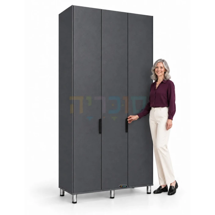 ארון 3 דלתות דגם אביב ברוחב 120 ס"מ