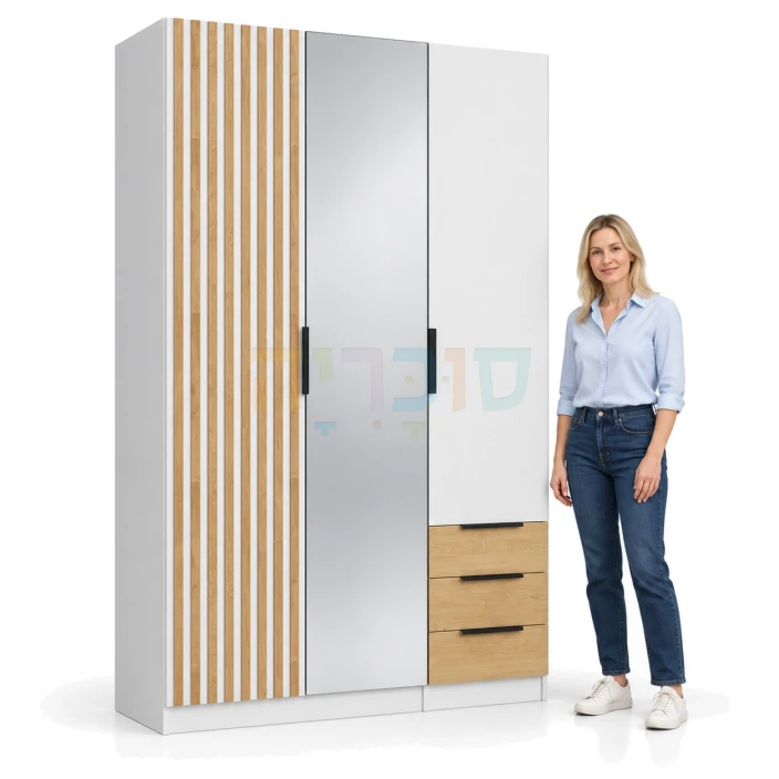 ארון בגדים דגם ג'קרנדה, 2–6 דלתות ברוחב 80–240 ס"מ