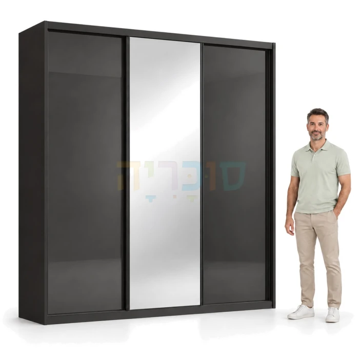 ארון הזזה דגם דולב ברוחב 160–240 ס"מ