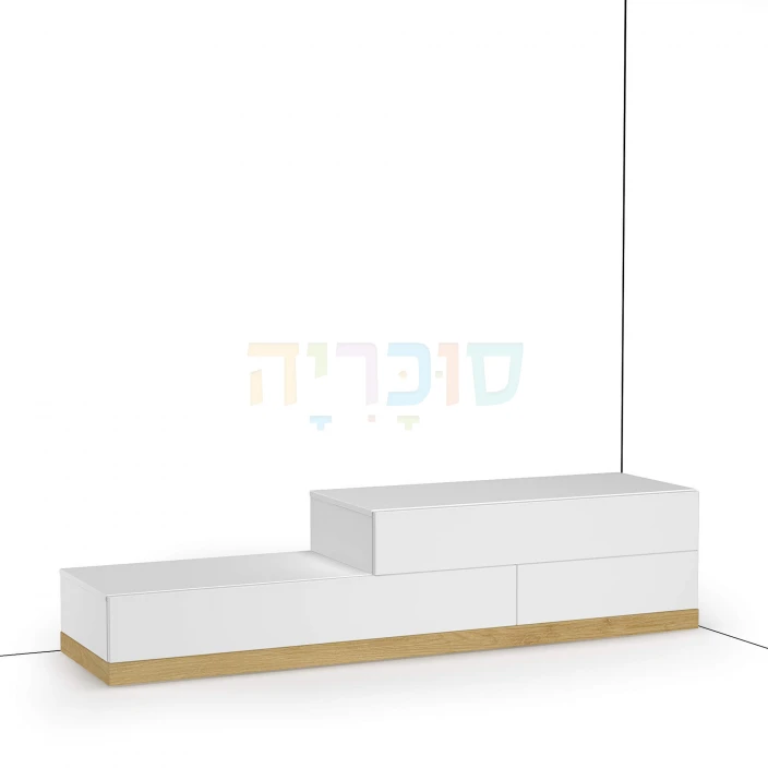 ספסל דגם ים 3 מגירות
