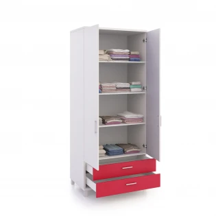 ארון ילדים ונוער דגם עדן רוחב 80-100 ס"מ 2 מגירות