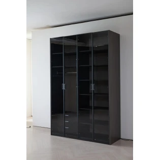 ארון 4 דלתות דגם מעיין ברוחב 160 ס"מ