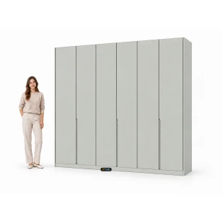 ארון 6 דלתות דגם נרקיס ברוחב 240 ס"מ