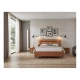 חבילת טופז: מיטה זוגית מעור ו-2 שידות לילה