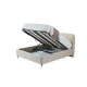 מיטה זוגית מרופדת זהבה עם ארגז מצעים