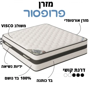 מזרון דגם פרופסור משולב ויסקו