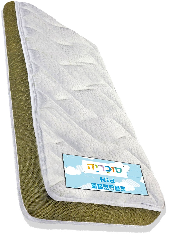 מיטה דגם ריבועים הכולל מיטת חבר או מגירה 