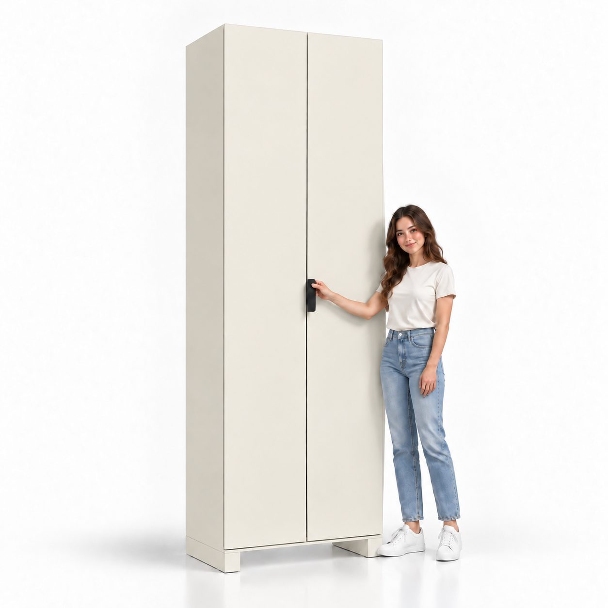 ארון 2 דלתות דגם עדי ברוחב 80 ס"מ