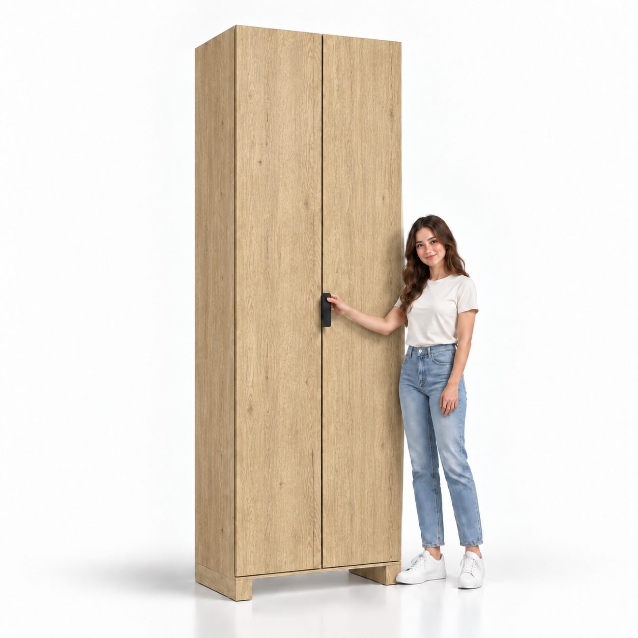 ארון 2 דלתות דגם עדי ברוחב 80 ס"מ