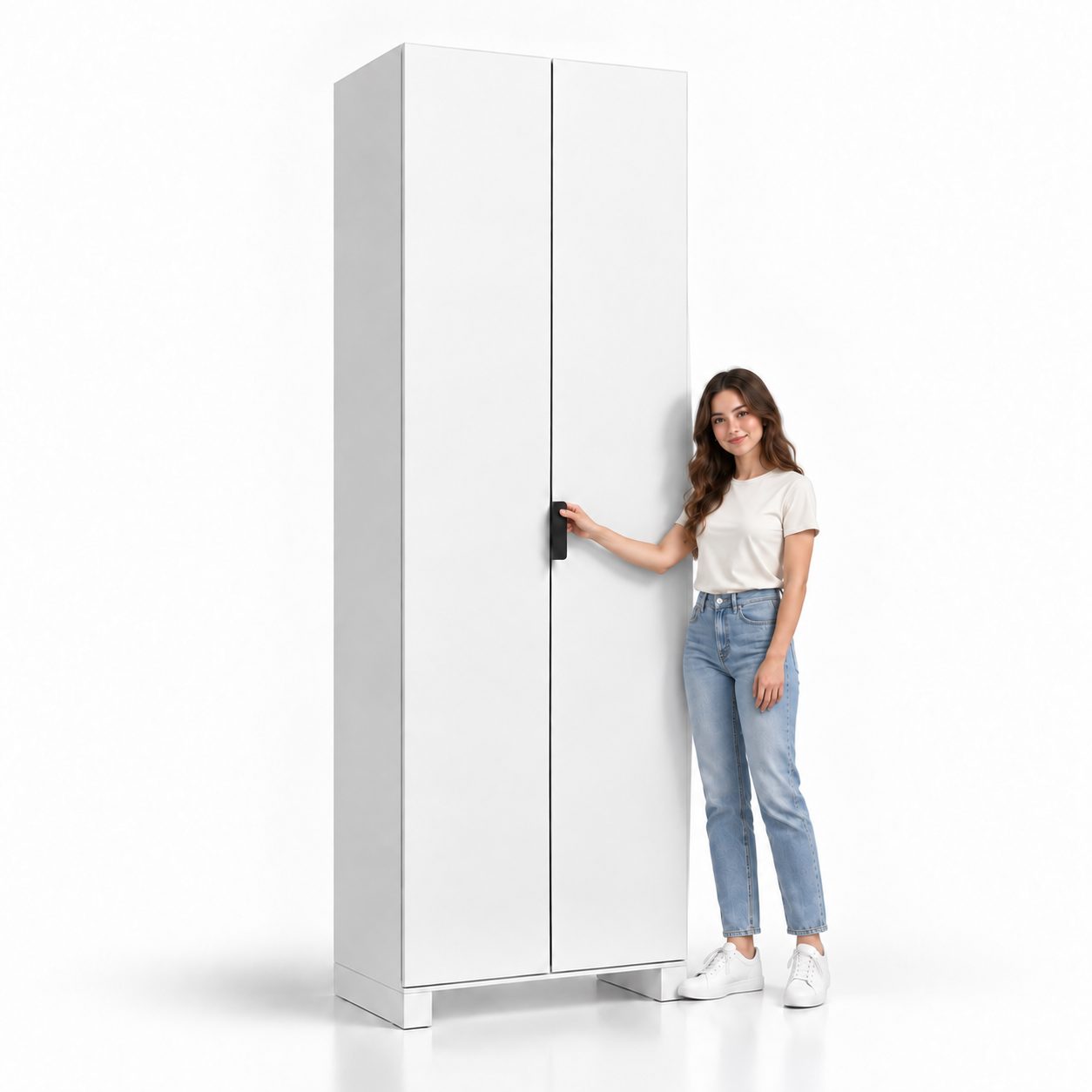 ארון 2 דלתות דגם עדי ברוחב 80 ס"מ