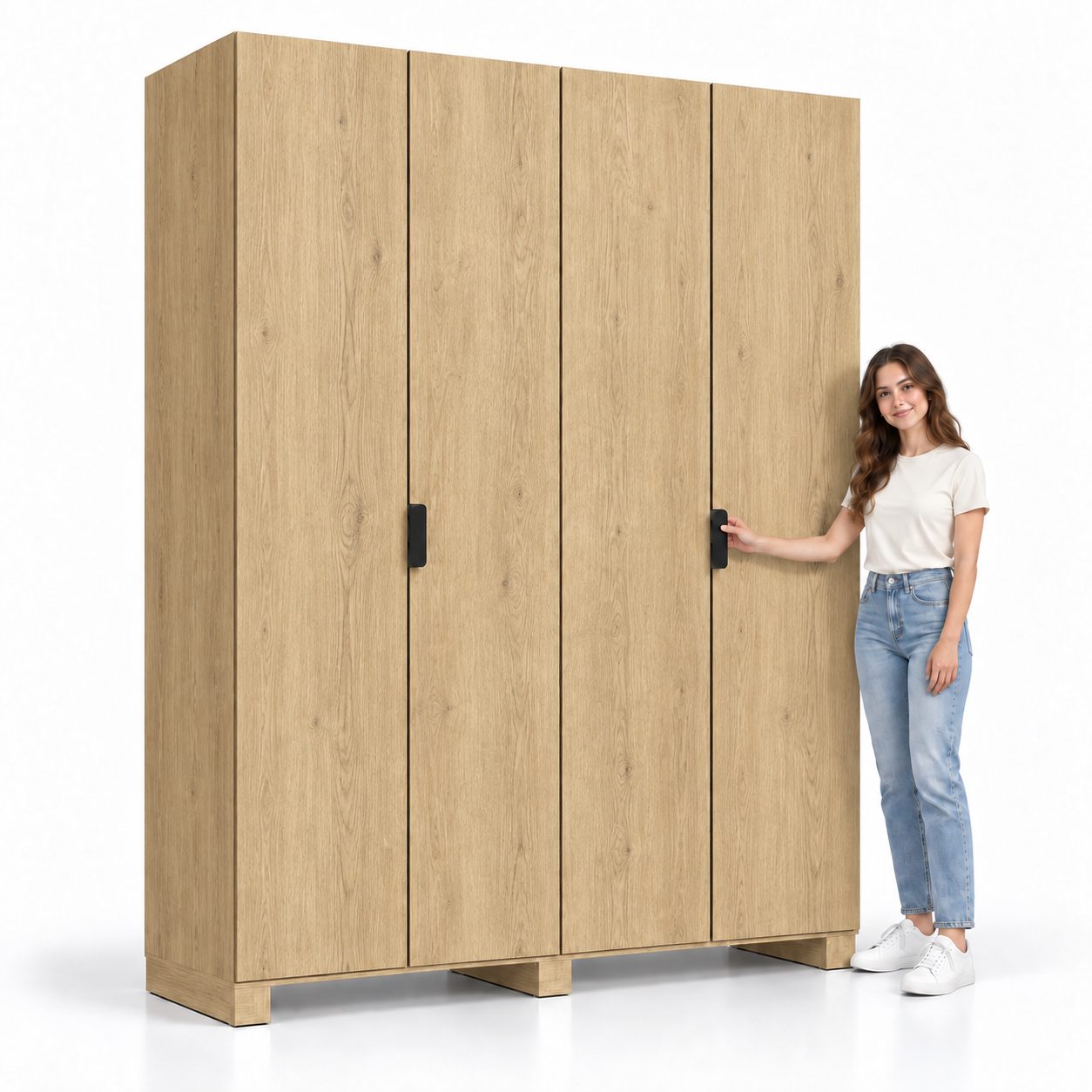 ארון 4 דלתות דגם עדי ברוחב 160 ס"מ